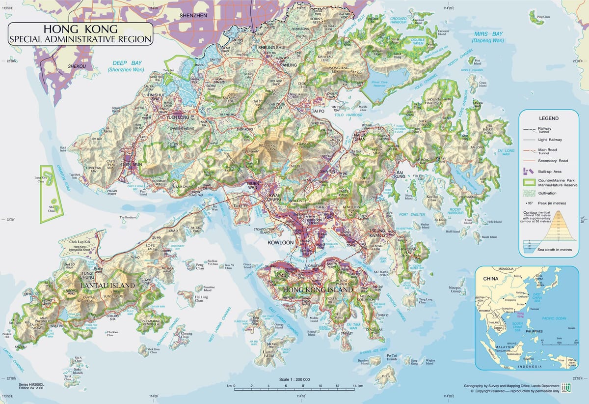 香港高程图