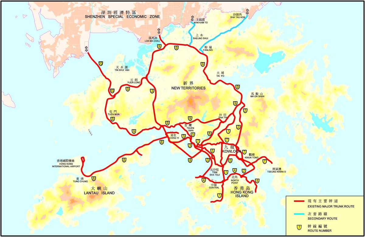 香港道路图